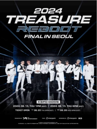 트레저 콘서트 ‘［REBOOT］ FINAL IN SEOUL’ 예매와 공연 정보 총정리