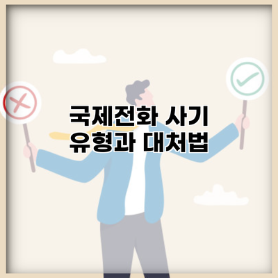 국제전화 사기 유형과 대처법
