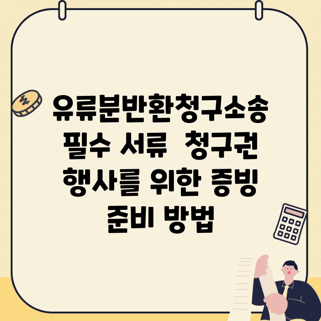 유류분반환청구소송 필수 서류 | 청구권 행사를 위한 증빙 준비 방법