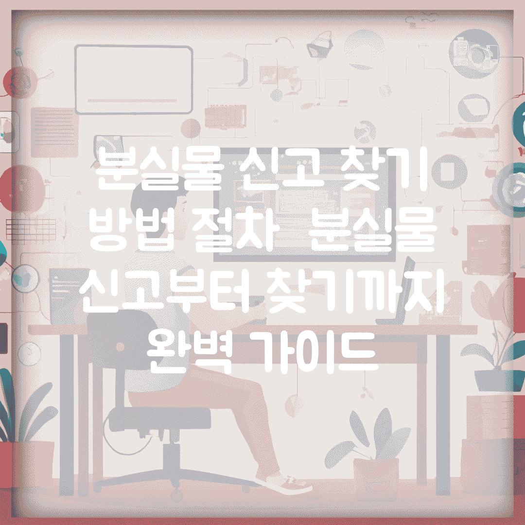 분실물 신고 찾기 방법 절차 | 분실물 신고부터 찾기까지 완벽 가이드