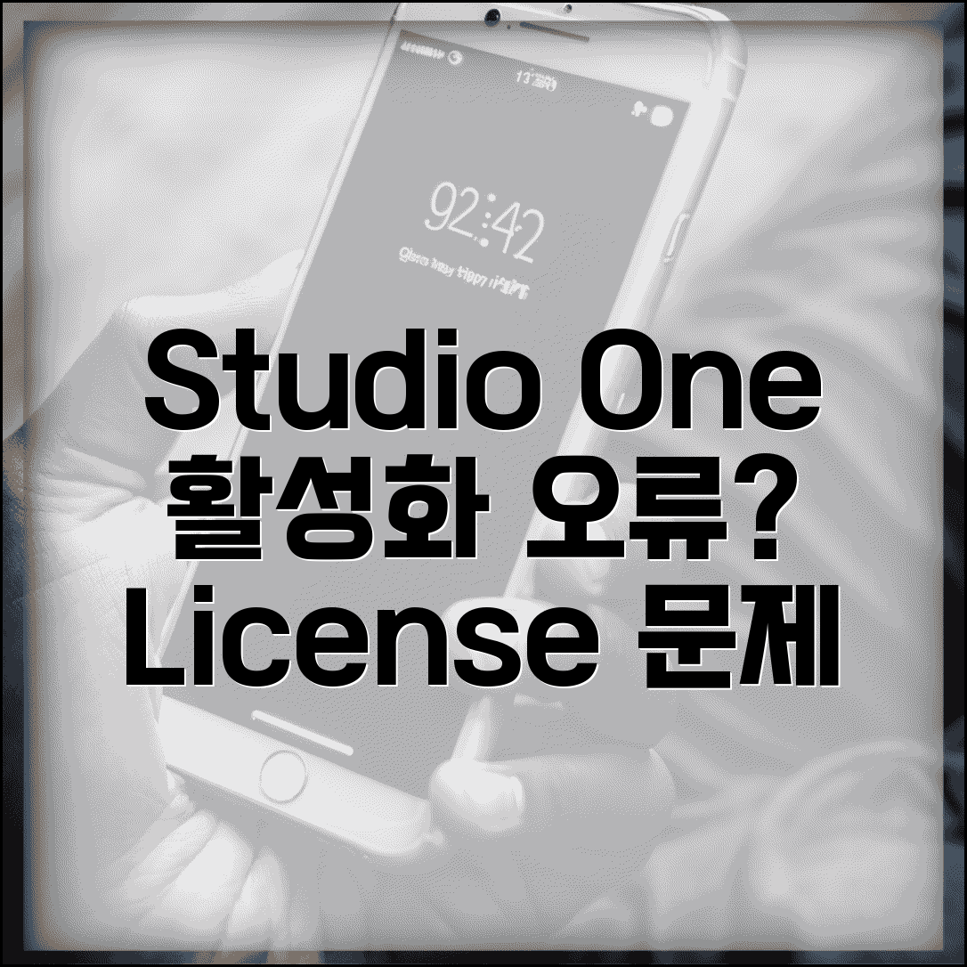 Studio One 활성화 오류 해결 | 스튜디오 원 라이선스 인증