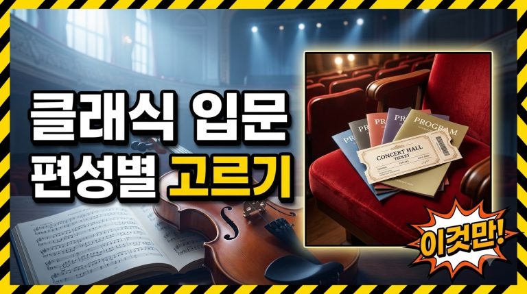 클래식 공연 처음 보기 — 국립심포니오케스트라와 감상 팁
