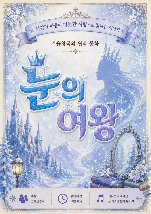 눈의 여왕 [서울 금천] 공식 포스터