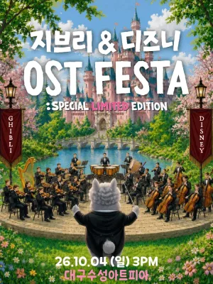 지브리 & 디즈니 영화음악 오케스트라 콘서트 [대구 (앵콜) ] 공식 포스터