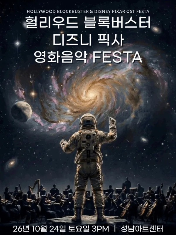 헐리우드 블록버스터 & 디즈니 픽사 영화음악 FESTA [성남] 포스터