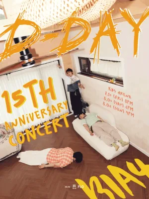 B1A4 15주년 단독 콘서트: D-day 공식 포스터