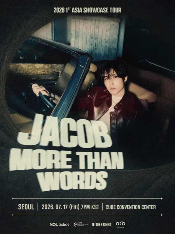 JACOB 1st Asia Showcase: More Than Words Tour [서울] 공식 포스터