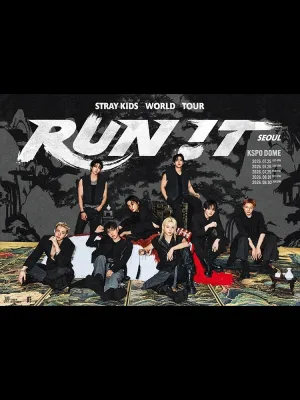 Stray Kids World Tour: RUN IT [서울] 공식 포스터