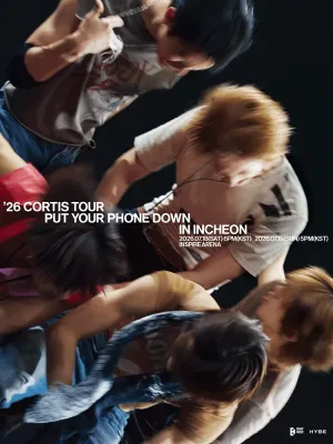 CORTIS TOUR: PUT YOUR PHONE DOWN [인천] 공식 포스터