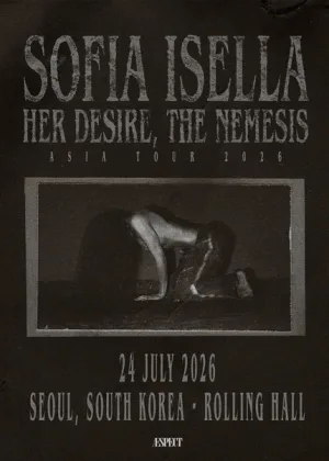 Sofia Isella Live in Seoul 소피아 이셀라 첫 내한공연 공식 포스터