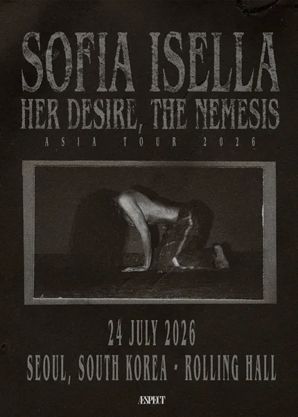Sofia Isella Live in Seoul 소피아 이셀라 첫 내한공연 포스터
