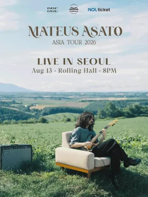 마테우스 아사토 내한공연 Mateus Asato Asia Tour 공식 포스터