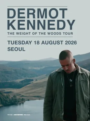 더못 케네디 첫 단독 내한공연 Dermot Kennedy THE WEIGHT OF THE WOODS TOUR [서울] 공식 포스터
