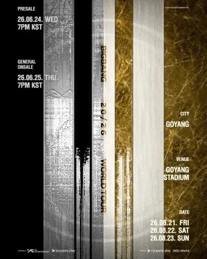 BIGBANG WORLD TOUR [고양] 공식 포스터