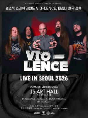 VIO-LENCE Live In Seoul 공식 포스터
