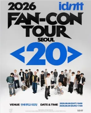 idntt FAN-CON TOUR: 20 in Seoul 공식 포스터