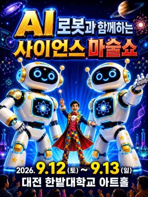 AI로봇과 함께하는 사이언스 마술쇼 [대전] 공식 포스터