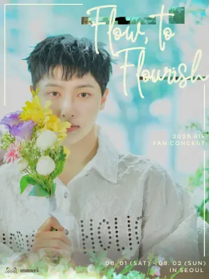 RIE FAN CONCERT: FLOW, TO FLOURISH 공식 포스터