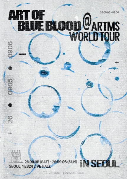 ARTMS World Tour: Art of BLUE BLOOD [서울] 공식 포스터