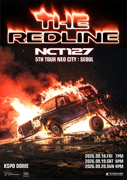NCT 127 5TH TOUR, NEO CITY: THE REDLINE [서울] 공식 포스터