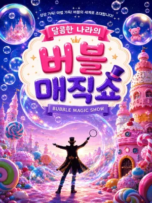 달콤한나라의 버블매직쇼 공식 포스터