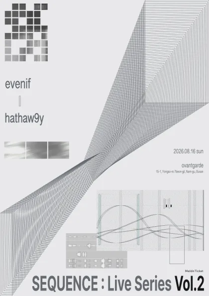 SEQUENCE: Live Series Vol.2, evenif X hathaw9y 공식 포스터