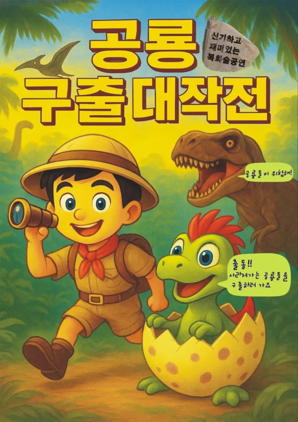 공룡 구출대작전 [의정부] 공식 포스터