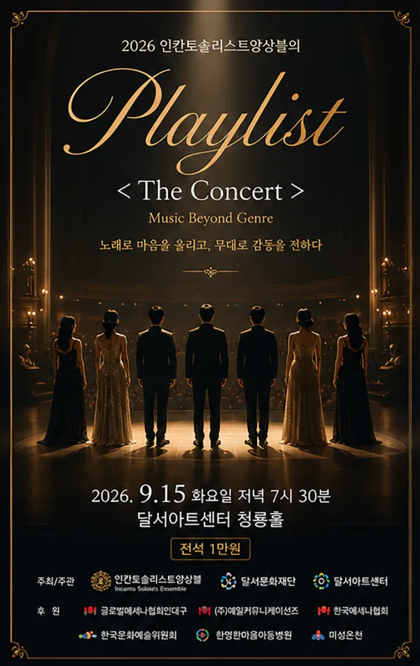 인칸토솔리스트앙상블의 Playlist: The Concert [대구] 공식 포스터