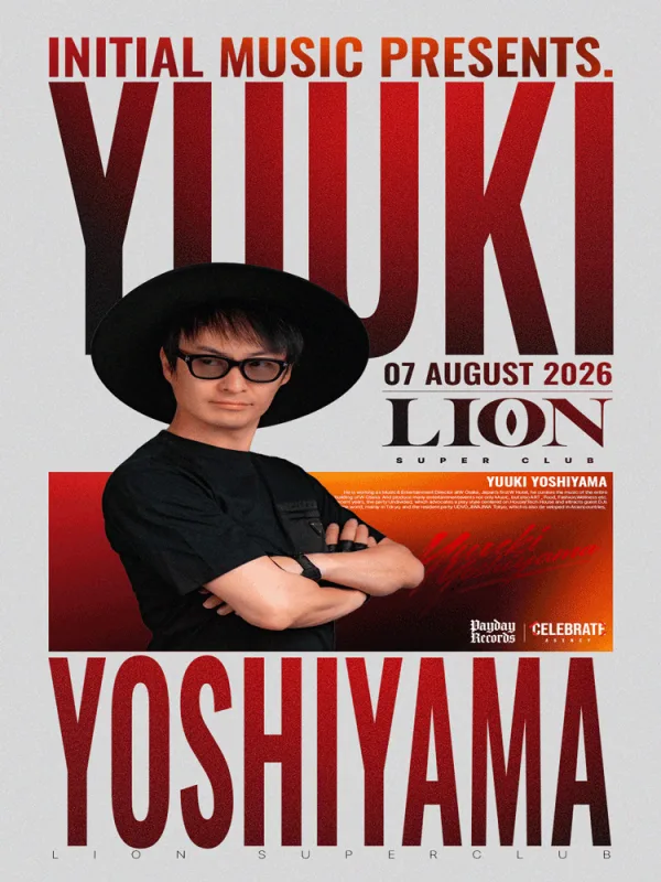 INITIAL MUSIC presents, Yuuki Yoshiyama 공식 포스터