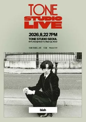 TONE STUDIO LIVE, blah 공식 포스터