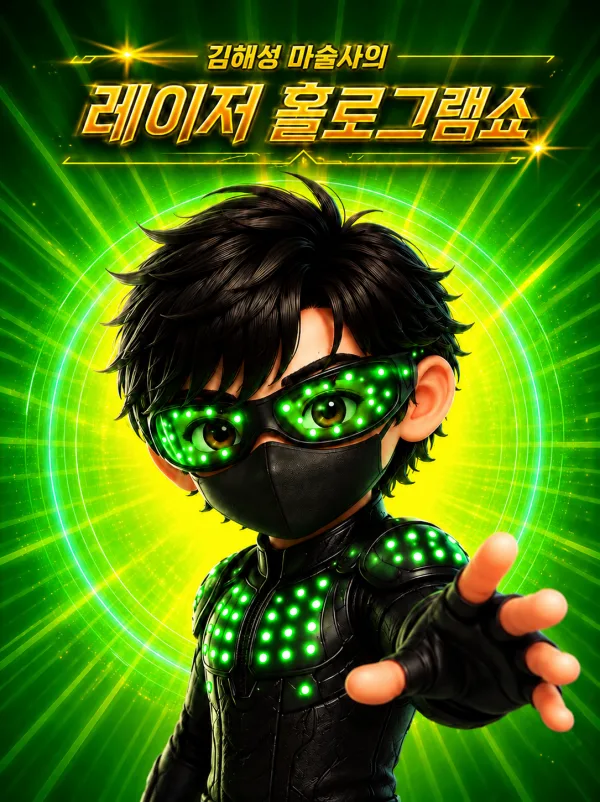 레이져 홀로그램쇼: 사이버 매직쇼 [인천] 공식 포스터