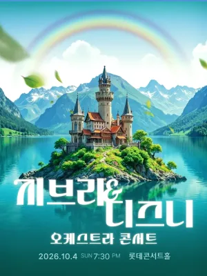 지브리 & 디즈니 오케스트라 콘서트 (10.04) 공식 포스터