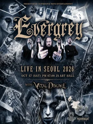 EVERGREY LIVE (에버그레이 내한공연) [서울] 공식 포스터