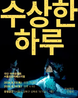 제29회 서울프린지페스티벌, 수상한 하루 공식 포스터