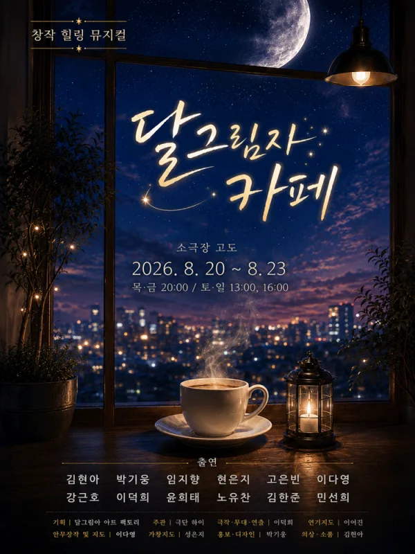 달그림자 카페 [대전] 공식 포스터