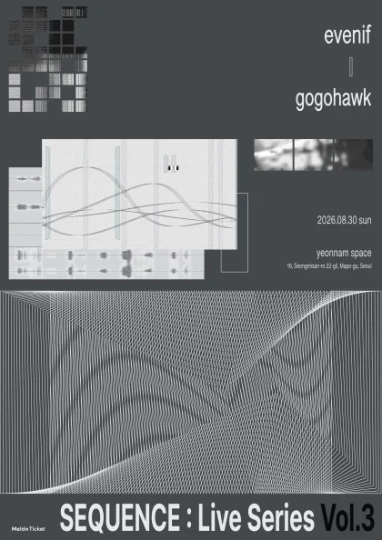 SEQUENCE: Live Series Vol.3 evenif X gogohawk 공식 포스터