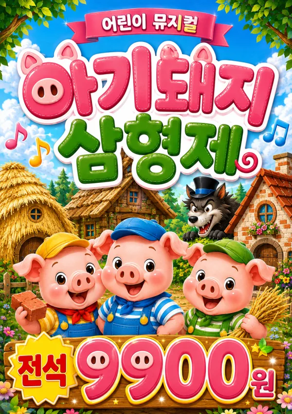 아기 돼지 삼형제 [안동] 공식 포스터