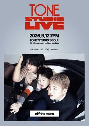 TONE STUDIO LIVE, off the menu 공식 포스터