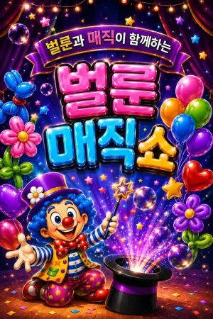 벌룬 매직쇼 [남양주] 공식 포스터