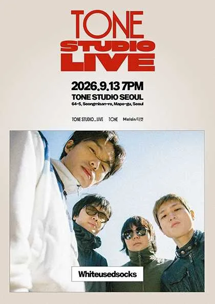 TONE STUDIO LIVE, Whiteusedsocks 공식 포스터