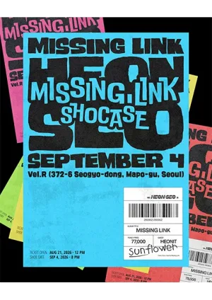 Heon Seo (헌서) 1st EP MISSING LINK SHOWCASE 공식 포스터