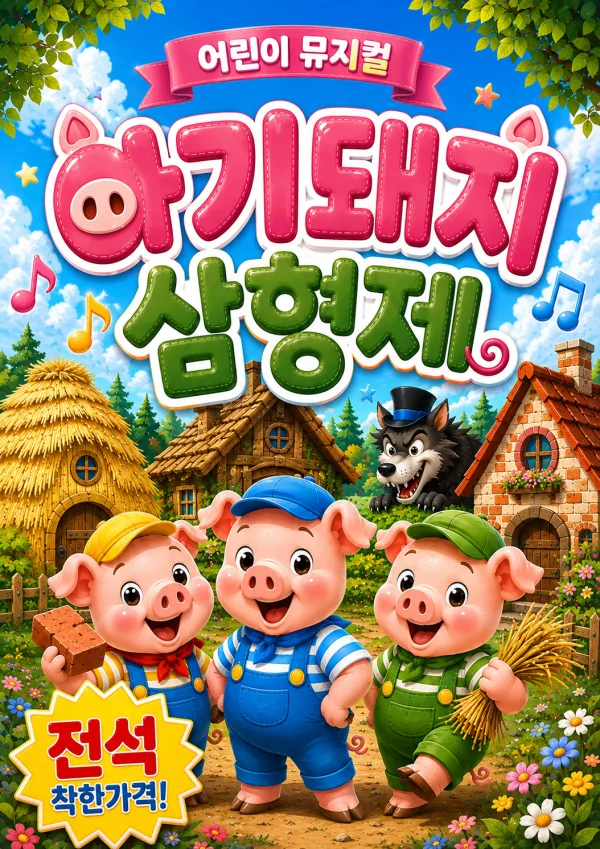아기돼지 삼형제 [포항] 공식 포스터