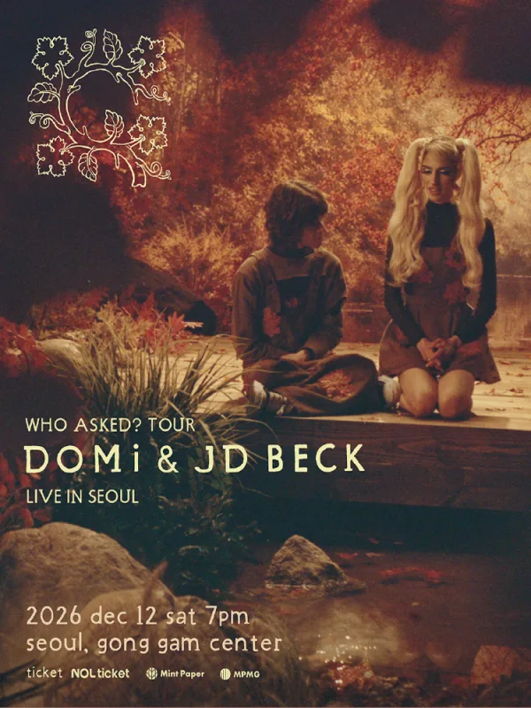 WHO ASKED? TOUR, DOMi & JD BECK LIVE [서울] 공식 포스터