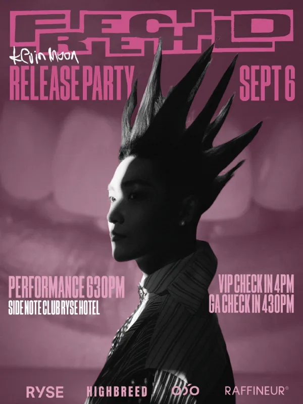 KEVIN MOON FREECHILD Release Party 공식 포스터