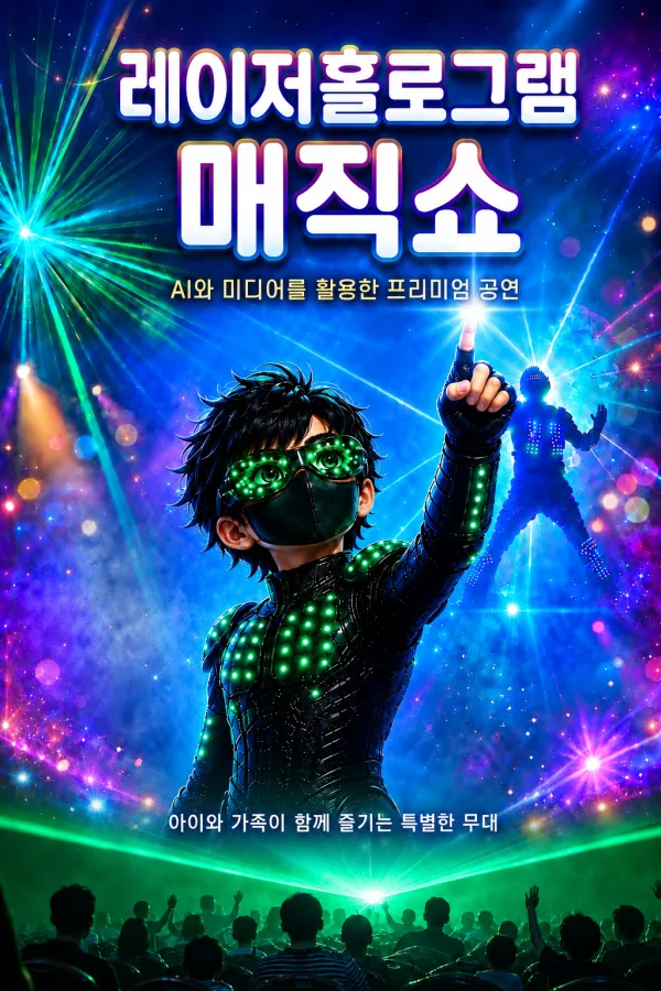 레이저홀로그램 매직쇼 [부천] 공식 포스터