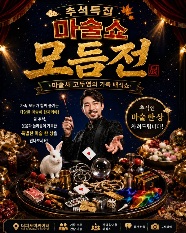 마술사 고두영의 추석특집 마술쇼: 모둠전 [화성] 공식 포스터