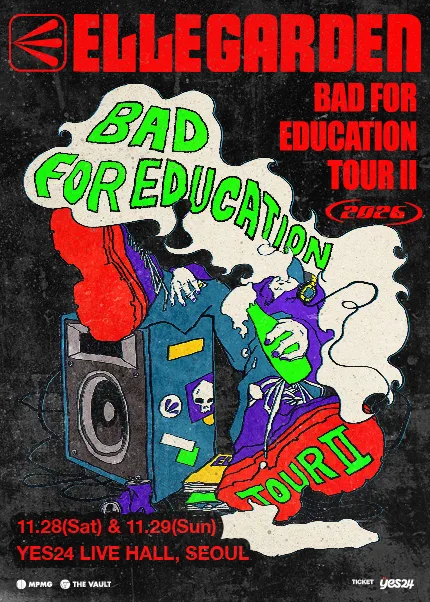 ELLEGARDEN, Bad For Education Tour Ⅱ 공식 포스터