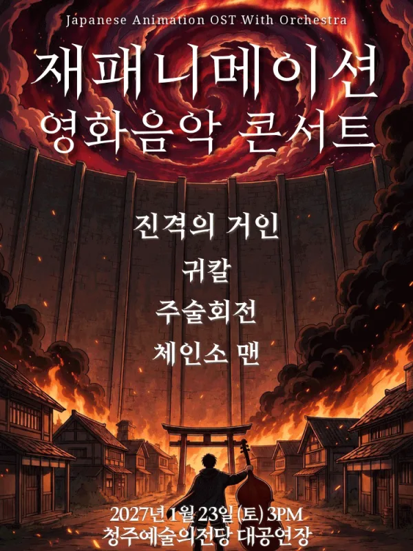 재패니메이션 영화음악 콘서트: UNSTOPPABLE [청주] 공식 포스터