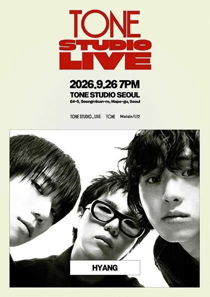 TONE STUDIO LIVE, HYANG 공식 포스터