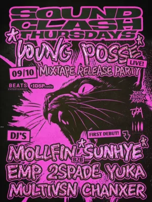 SOUNDCLASH THURSDAY’S 공식 포스터